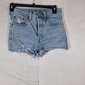 Levi's Strauss 501 jean shorts cutoffs waist 25 in